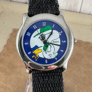 Vintage Armitron Woodstock and Snoopy Watch They're Cool,'They're back to School